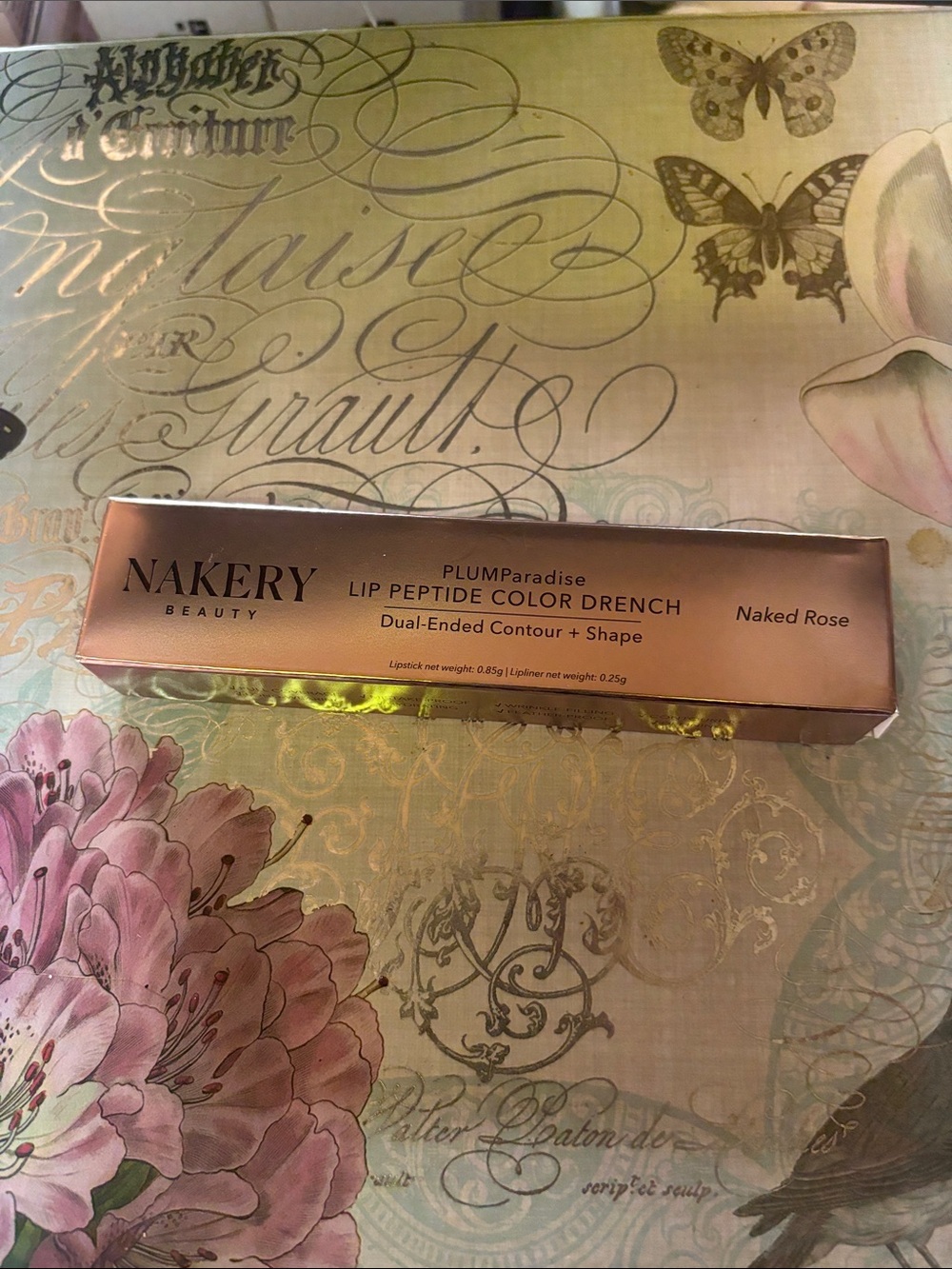 NAKERY PLUMparadise Lip Peptide Color Drench - Naked Rose (Pink)